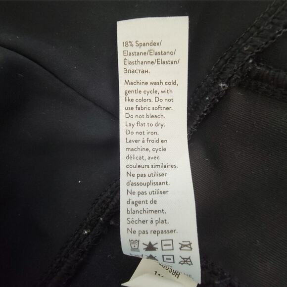 SPANX High Rise Ponte Side Velvet Leggings Womens S Stretchy Polished Athletic - Picture 6 of 10